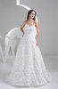 Open Back Bridal Gowns Plus Size A line Sleeveless Strapless Formal Summer