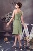 Chiffon Bridesmaid Dress One Shoulder Full Figure Informal Formal Modern