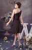 Chiffon Bridesmaid Dress One Shoulder Full Figure Informal Formal Modern