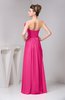 Chiffon Bridesmaid Dress Unique Destination Open Back Fall Backless Garden
