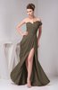 Chiffon Bridesmaid Dress Unique Destination Open Back Fall Backless Garden