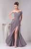 Chiffon Bridesmaid Dress Unique Destination Open Back Fall Backless Garden
