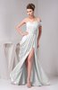Chiffon Bridesmaid Dress Unique Destination Open Back Fall Backless Garden