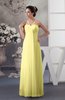 Chiffon Bridesmaid Dress Beach Elegant Casual Petite Simple Low Back A line