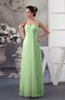 Chiffon Bridesmaid Dress Beach Elegant Casual Petite Simple Low Back A line