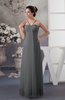 Chiffon Bridesmaid Dress Beach Elegant Casual Petite Simple Low Back A line