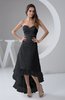 Tea Length Bridesmaid Dress Inexpensive Sweetheart Chic Sparkly Tiered