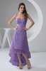 Tea Length Bridesmaid Dress Inexpensive Sweetheart Chic Sparkly Tiered