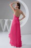 Tea Length Bridesmaid Dress Inexpensive Sweetheart Chic Sparkly Tiered
