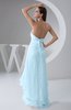 Tea Length Bridesmaid Dress Inexpensive Sweetheart Chic Sparkly Tiered