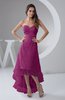 Tea Length Bridesmaid Dress Inexpensive Sweetheart Chic Sparkly Tiered