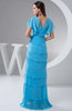 Chiffon Bridesmaid Dress with Sleeves Spring Fall Formal Casual Plus Size