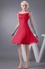 Chiffon Bridesmaid Dress Short Winter Fall Formal Casual Chic for Less
