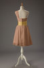 Cute A-line One Shoulder Sleeveless Chiffon Short Party Dresses