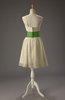 Cute A-line Zipper Chiffon Short Wedding Guest Dresses