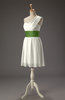 Cute A-line Zipper Chiffon Short Wedding Guest Dresses