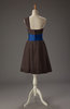 Romantic A-line Asymmetric Neckline Sleeveless Chiffon Short Homecoming Dresses