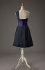 Romantic A-line Asymmetric Neckline Zipper Sash Bridesmaid Dresses