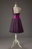 Cute A-line Sleeveless Zip up Chiffon Ribbon Party Dresses
