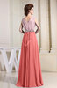 Informal A-line Zipper Floor Length Pleated Bridesmaid Dresses