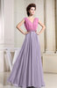 Hawaiian A-line V-neck Sleeveless Zip up Prom Dresses