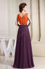 Hawaiian A-line Zip up Chiffon Pleated Evening Dresses