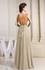 Casual A-line Chiffon Floor Length Pleated Bridesmaid Dresses