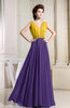 Informal A-line Sleeveless Zipper Chiffon Floor Length Bridesmaid Dresses