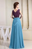 Elegant A-line Sleeveless Chiffon Floor Length Bridesmaid Dresses
