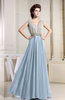 Elegant A-line V-neck Sleeveless Chiffon Bridesmaid Dresses