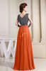 Elegant Sleeveless Zipper Chiffon Floor Length Pleated Prom Dresses