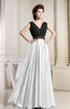 Informal A-line Chiffon Floor Length Pleated Evening Dresses