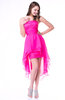 Elegant A-line Sleeveless Zip up Sash Plus Size Prom Dresses