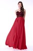 Modern Sweetheart Zip up Chiffon Ribbon Plus Size Prom Dresses