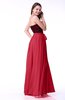 Modern Sweetheart Zip up Chiffon Ribbon Plus Size Prom Dresses