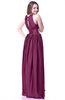 Glamorous Halter Sleeveless Chiffon-Satin Ribbon Plus Size Prom Dresses