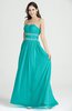 Classic A-line Strapless Sleeveless Chiffon Rhinestone Plus Size Prom Dresses