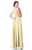 Classic A-line Zipper Chiffon Pleated Plus Size Prom Dresses