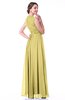 Classic A-line Zipper Chiffon Pleated Plus Size Prom Dresses