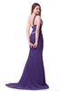 Modern One Shoulder Sleeveless Zipper Chiffon Ruching Plus Size Prom Dresses