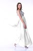 Luxury A-line V-neck Sleeveless Chiffon30 Pleated Plus Size Prom Dresses