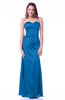 Sexy Trumpet Sweetheart Sleeveless Half Backless Floor Length Plus Size Prom Dresses