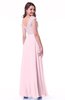 Elegant A-line Short Sleeve Zip up Paillette Plus Size Prom Dresses