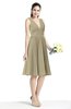 Plain A-line V-neck Zip up Chiffon Sash Plus Size Bridesmaid Dresses