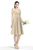 Plain A-line V-neck Zip up Chiffon Sash Plus Size Bridesmaid Dresses