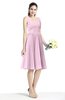 Plain A-line V-neck Zip up Chiffon Sash Plus Size Bridesmaid Dresses