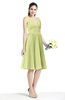 Plain A-line V-neck Zip up Chiffon Sash Plus Size Bridesmaid Dresses