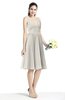 Plain A-line V-neck Zip up Chiffon Sash Plus Size Bridesmaid Dresses