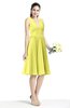 Plain A-line V-neck Zip up Chiffon Sash Plus Size Bridesmaid Dresses