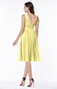 Plain A-line V-neck Zip up Chiffon Sash Plus Size Bridesmaid Dresses